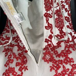 Tiffany Designs Timeless Red Ball Gown